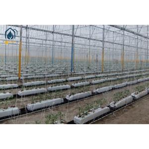 Rectangular Hydroponic Soilless Growing Trough PP Roll Drainage Gutter System