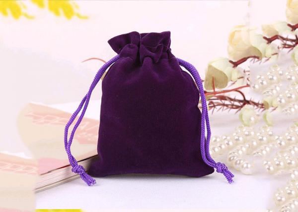 Buy Fashional Velvet Drawstring Purse Black Material Recyclable First - rate at wholesale prices