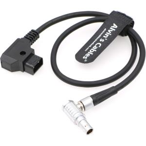 Alvin's D-Tap to 2-Pin 18" Right-Angle Power Cable for Teradek, SmallHD