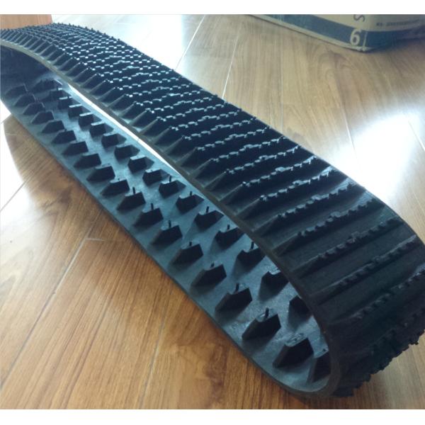 45mm Pitch Snowmobile Parts Tracks 41 Link Robot Rubber Tracks