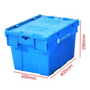 FIRST Plastic Transport Totes Stackable and Nestable for Versatile Storage