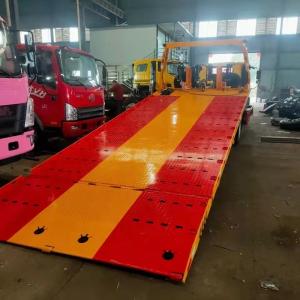FAW 5 Ton Flatbed Trailer Wrecker Truck Eliminate-bonds Truck Tow Trucks