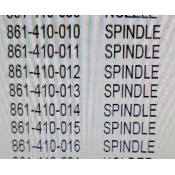 CE 861 Murata Vortex Spinning Machine Spare Parts Spindles 861-410-010 ~ 16
