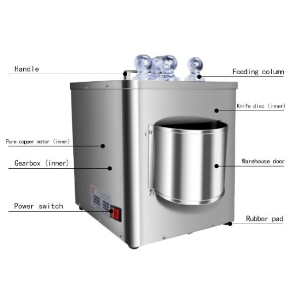 Low Noise Electric Herbal Slicer 450W With 3 Blades / Thickness adjustment