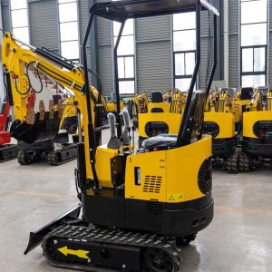 High Efficiency Hydraulic Crawler 1 Ton Mini Excavator Lightweight