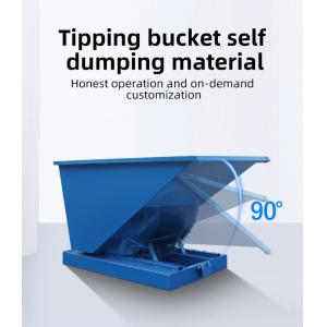 Standard Quick Release Steel Dumping 2 Cubic Yard Hopper
