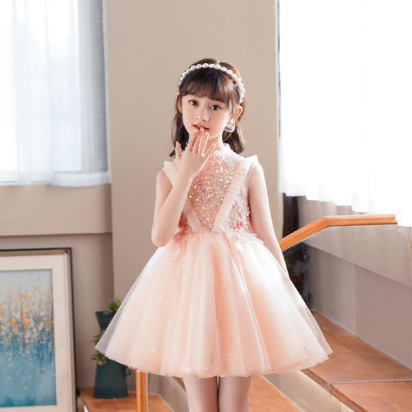 Buy Summer Children's Clothing New Girl Princess Dress Sequin Design at wholesale prices
