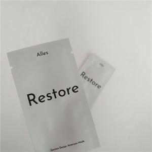 Three Side Seal MOPP Mylar Foil Cosmetic Packaging Bag