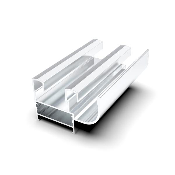 Buy Shiny Silver T3 2.0mm Anodized Aluminum Profiles System at wholesale prices