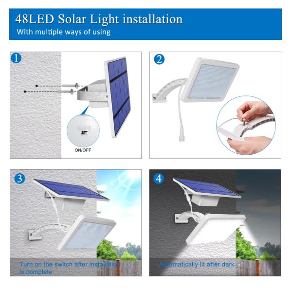 48Leds Solar Light