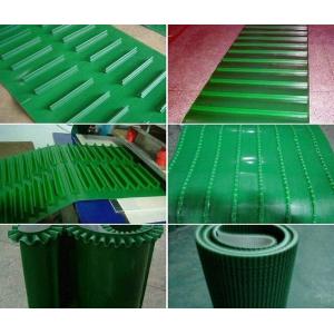 Industrial Equipment Incline PVC Conveyor Belt With Extruded Polyurethane