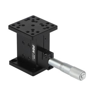 25mm Travel Manual Lab Jack Micrometer Head Large Bearing Capacity