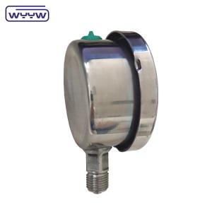 60mm Silicone Hydraulic Liquid Filled Pressure Gauge Stainless Steel Material