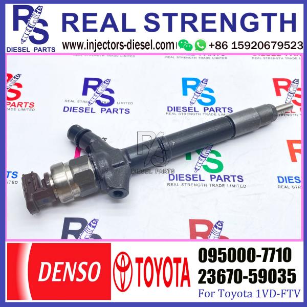 Common rail fuel injector 095000-9780 095000-7710 23670-51031 for Toyota 1VD J200