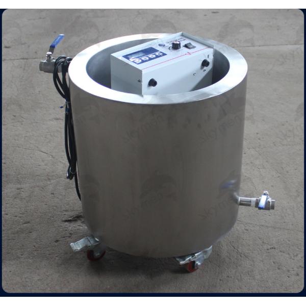 Cylindrical Industrial Ultrasonic Cleaner Round Columnar SUS 304 / SUS 316