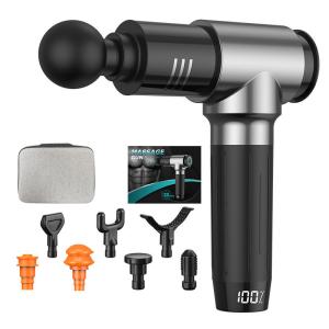 Carbon Fiber Handheld Wireless Deep Tissue Body Massager Customized