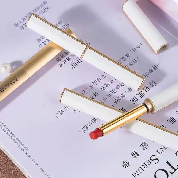 Buy 3g Face Makeup Cosmetics Long Lasting Waterproof Gloss Silky Lipstick Red Pink at wholesale prices