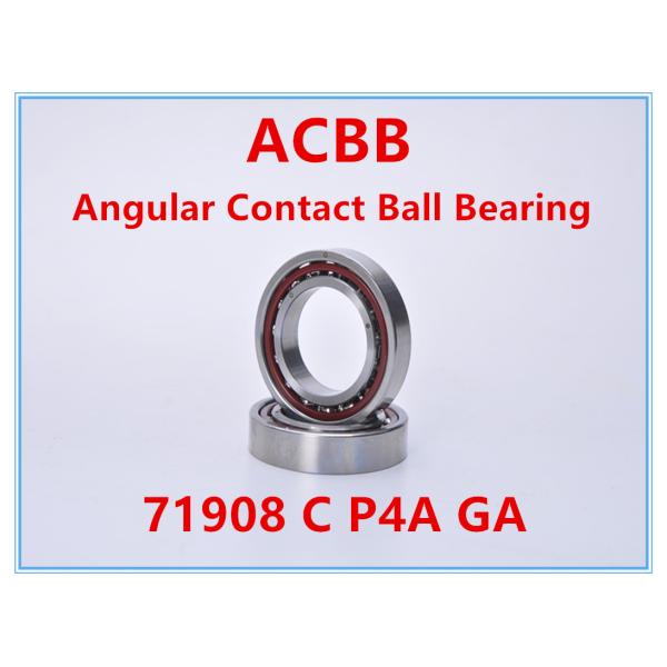 71908 C P4A GA Precision Angular Contact Ball Bearing 18000RPM-20000RPM