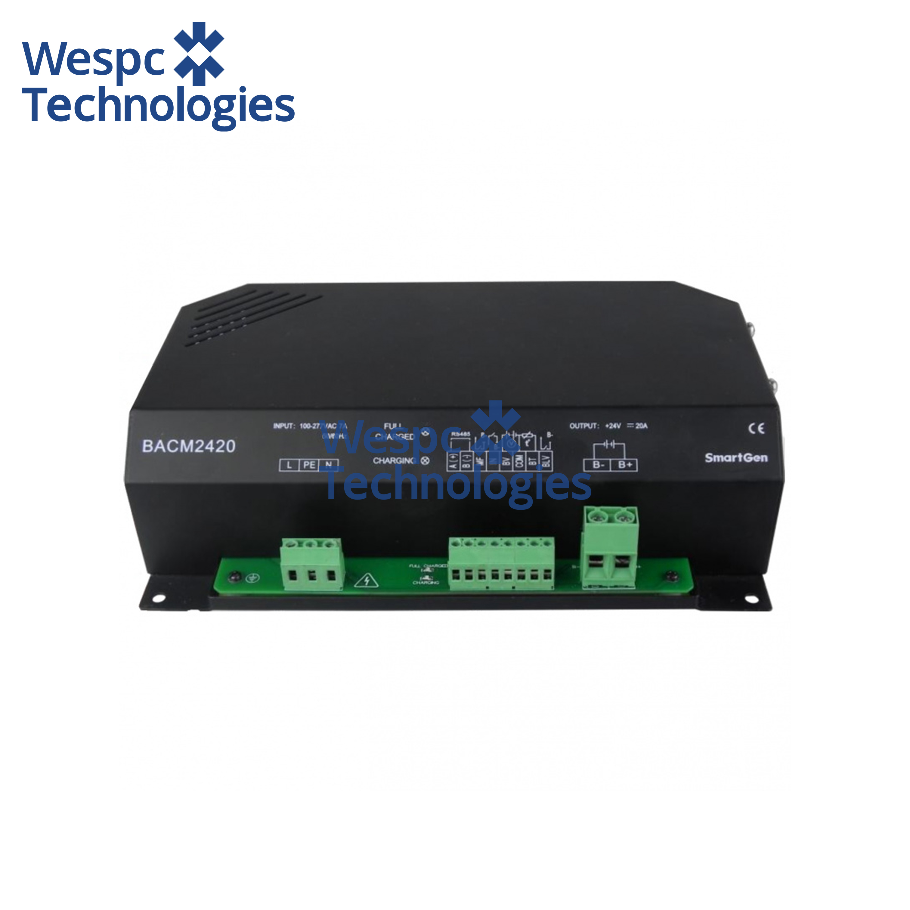 Quality WESPC Original Smartgen BACM2420 Battery Charger Floating Charger for sale