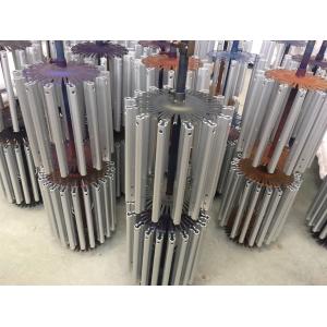 Grey Anodized Sandblasted CNC Milling Components 6063 Aluminum Tube With Holes