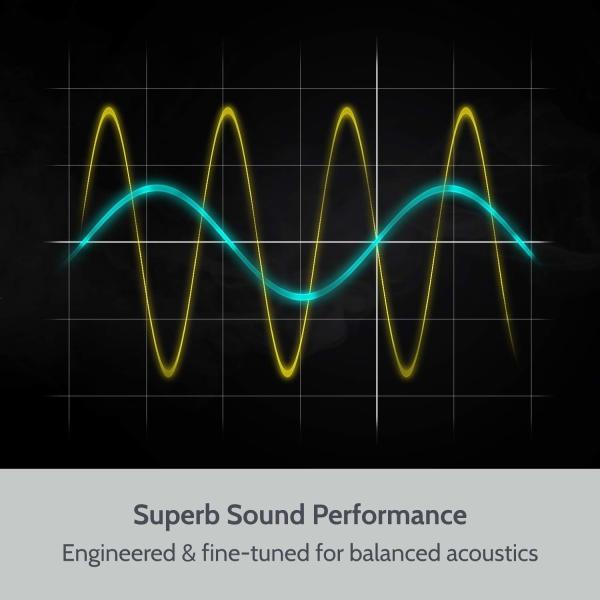 40W Wireless Bookshelf Speakers Balanced And Immersive Sound With User Manual