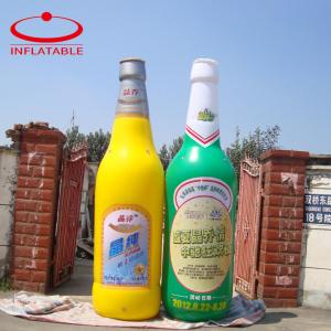 Customized Giant Transparent bottle model Advertising inflatable for promotion