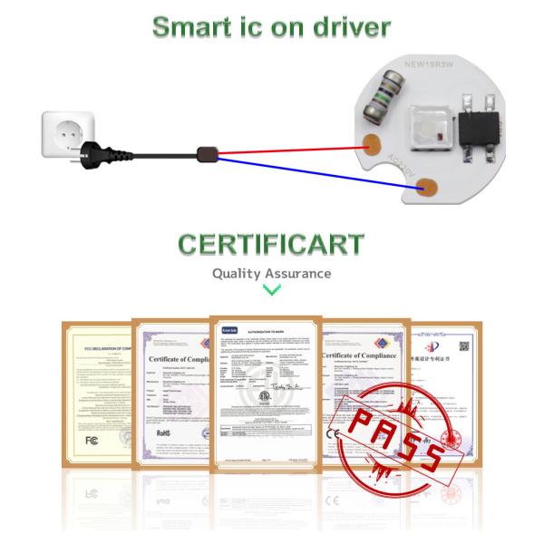 High Brightness SMD LED Chip Raw Material 5W LED COB For Spotlight Downlight