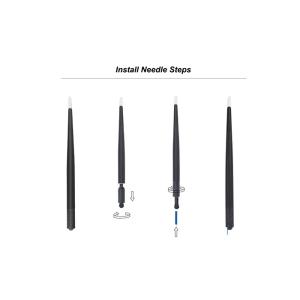 Black Universal Eccentric Microblading Blade Holder Face Deep Biodegradable