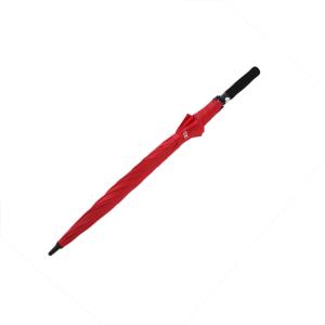 Red Custom Promotional Umbrellas , Golf Rain Umbrella Silk Screen Print