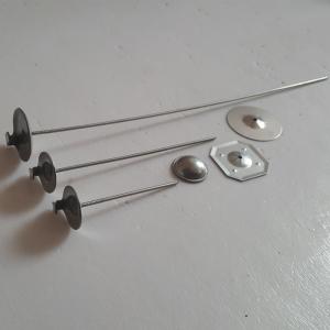 Stainless Steel Insulation Anchor For Securing Removable Blankets