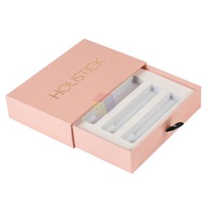 Recyclable Custom Cosmetic Packaging Box Sliding Drawer Essential Oil Paper Box