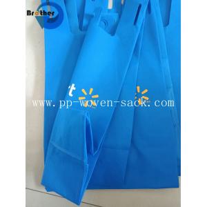 Eco-Friendly Reusable Vest T Shirt Nonwoven Walmar Tote Grocery Market Shopping