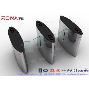 Flap Barrier Gate Waist Height Access Control Turnstile Barcode Flap Barrier for