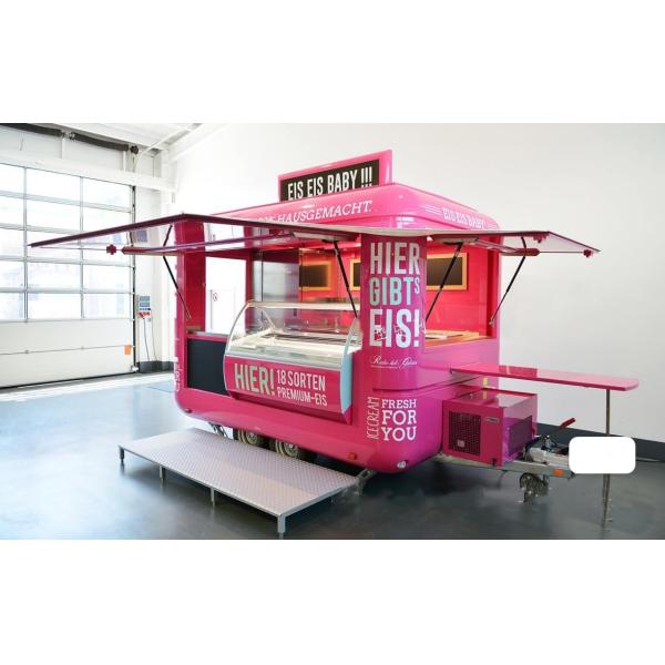 Wecare Food Van Car Food Carts Manufacturers Fully Equipped Mobile Concession Trailer