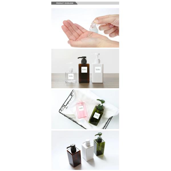 Recycled 150ml PETG Plastic Bottles Dark Green Color With Screw Sealing