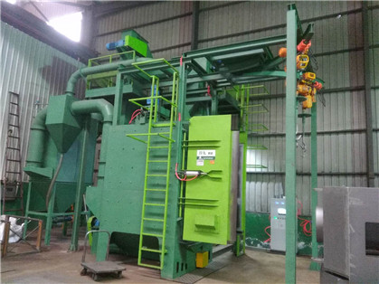 Large Spinner 1500*1900mm Shot Blasting Equipment Surface Cleaning