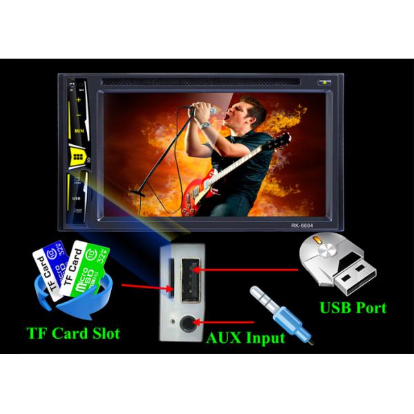 TFT Led Screen Double Din Car DVD Player FCC 2 Din Gps Bluetooth Car Stereo