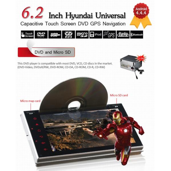 Ouchuangbo Car Radio DVD Bluetooth USB 3G Wifi for Hyundai Santana Fe /Matrix /Lavita Andr