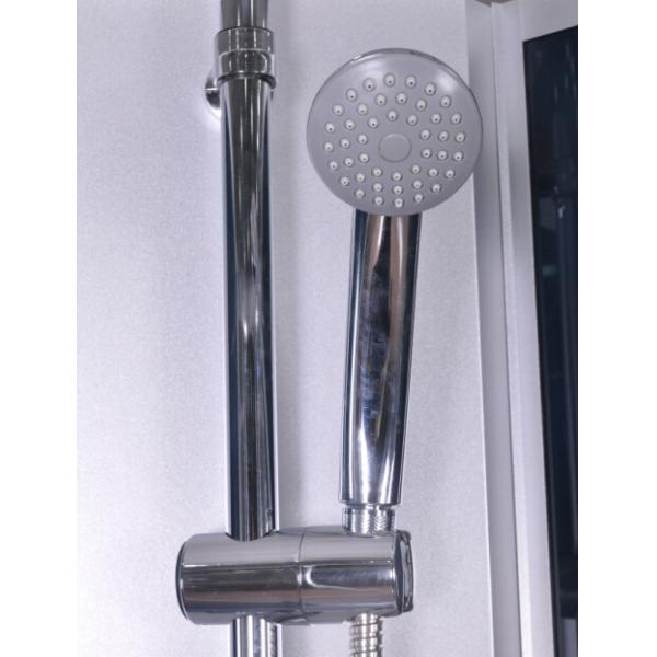 Transparent Glass Prefab Bathroom Shower Cabins Normal Temperature Storage