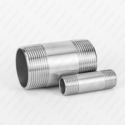 Buy Stainless Steel Male Barrel Nipple 316 304 Carbon BSPT NPT at wholesale prices