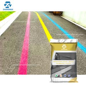 Anti Skid Thermoplastic Road Paint Traffic Marking Temperature Resistance