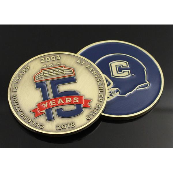 vintage souvenir medal bronze commemorative coins logo words picture Yiwu