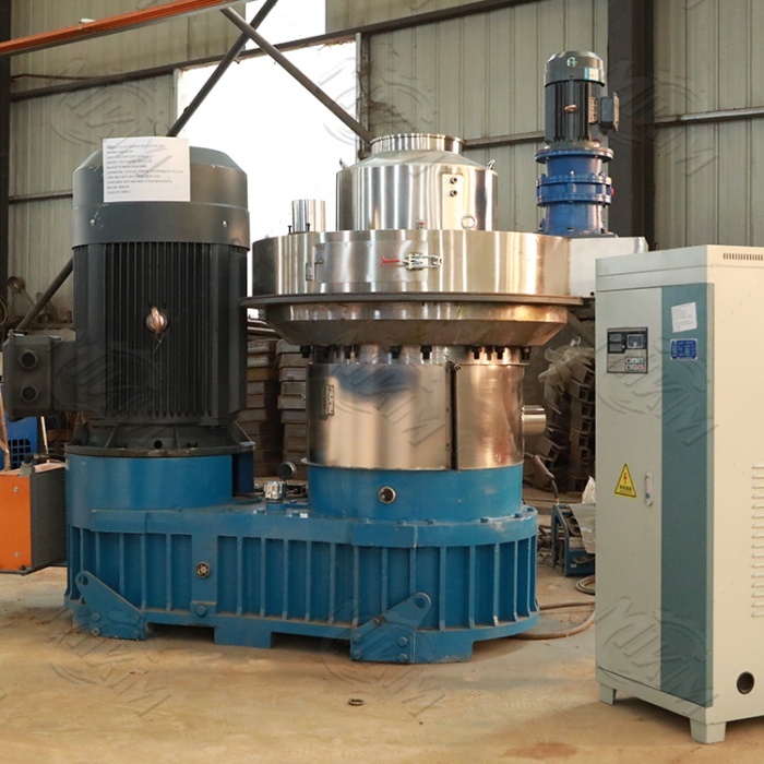 granule Alfalfa Fuel Hay Rice Husk Biomass Sawdust Wood Pellet Machine