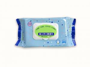 China Food Grade Xylitol RO Pure Water Baby Wet Wipes PH Weakly Acid on sale