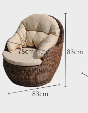 CE BSCI Glass Top Coffee Table Cushions Patio Furniture Sofa Set Furniture Outdoor