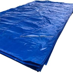 Customized Laminated PE Tarpaulin Plastic Fabric Sheet in Lightweight Stripe