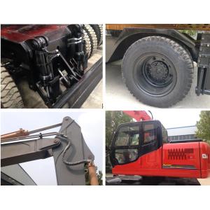 43.6kw 7t Earth Excavation Machine HT75W With Four Wheel