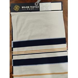 Excellent Elasticity And Durable Striped Knit Fabric For Polo Shirt
