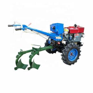18HP Hand Walking Agricultural Tractor with Rotavator