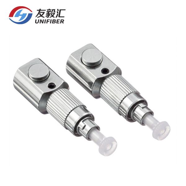 Metal FC LC ST Connector 250um Optic Fiber Adapter